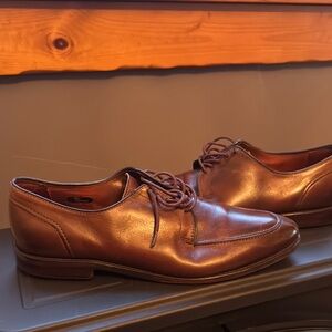 Allen Edmonds Brown Leather LaSalle Oxford Shoes